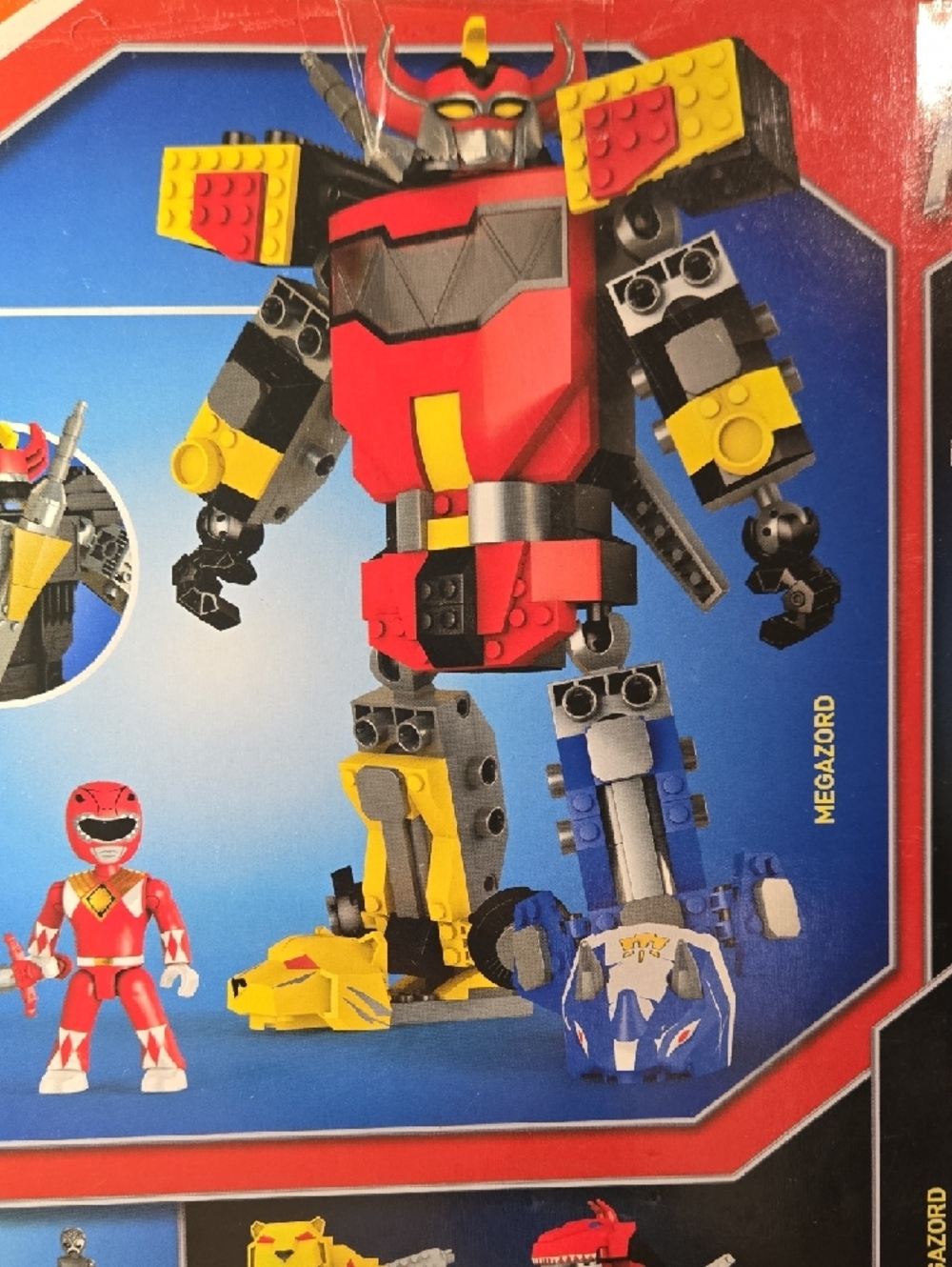 Used Power Rangers Mighty Morphin Megazord Set Mega Construx - Picture 6 of 7